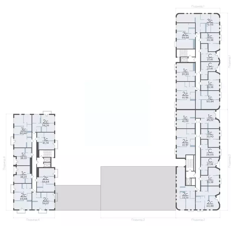 1-к кв. Тюменская область, Тюмень Скандиа.Квартал в Комарово Парк ... - Фото 2