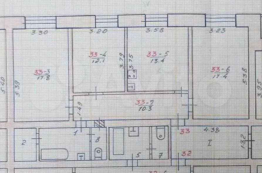 Аукцион: 3-к. квартира, 80,4 м, 4/5 эт. - Фото 0