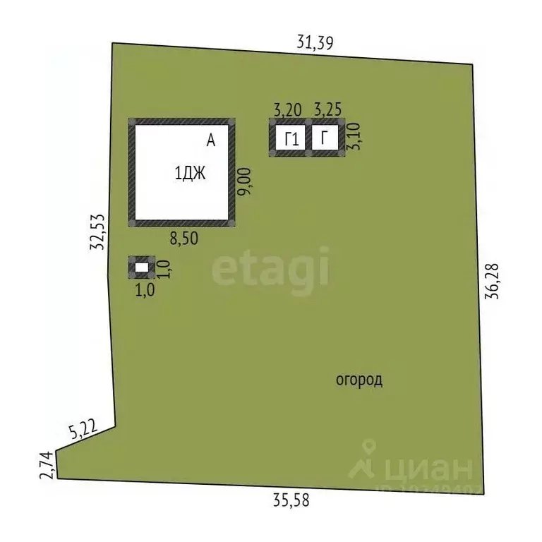 Участок в Башкортостан, Уфа Трудовая ул., 48 (11.6 сот.) - Фото 1
