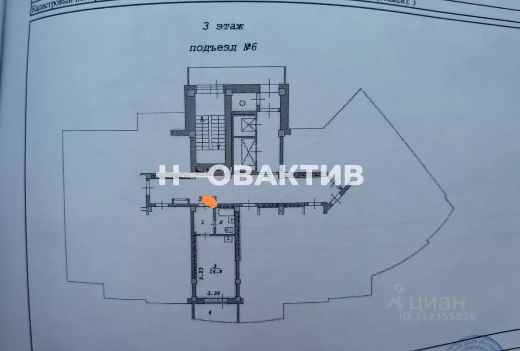 Студия Новосибирская область, Новосибирск ул. Костычева, 74/1 (23.7 м) - Фото 0