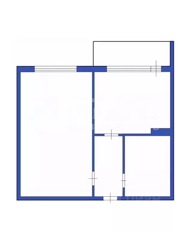 1-к кв. Кемеровская область, Кемерово просп. Шахтеров, 60А (27.7 м) - Фото 2