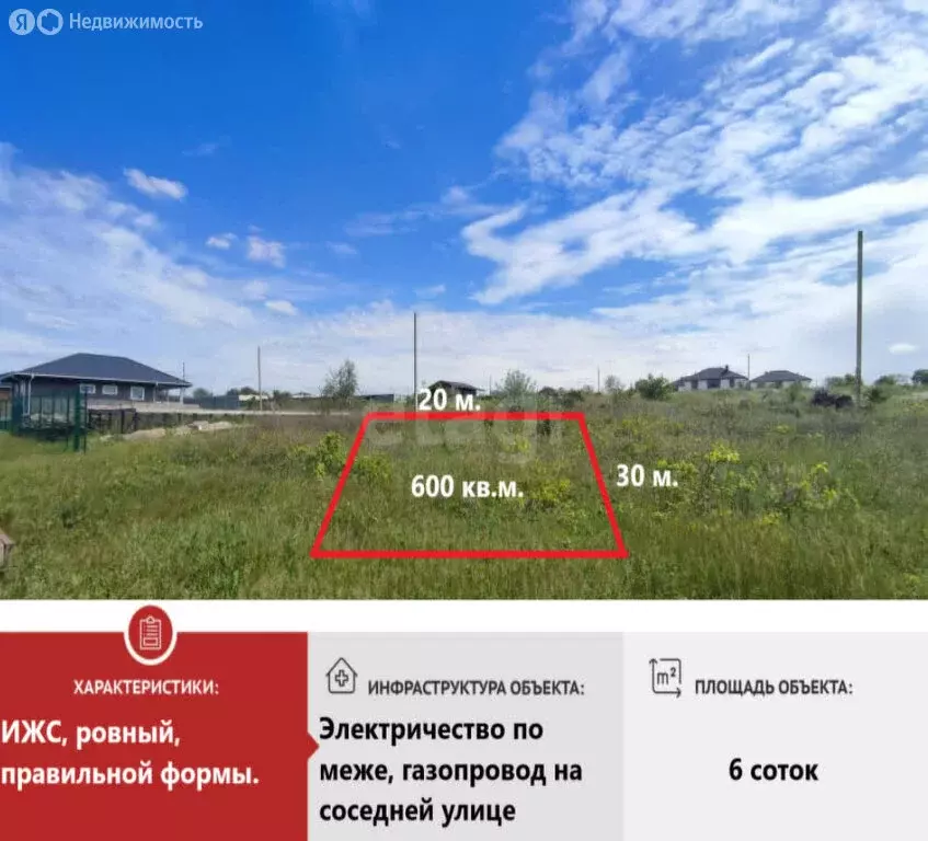 Участок в село Родниково, Уральская улица (6 м) - Фото 1