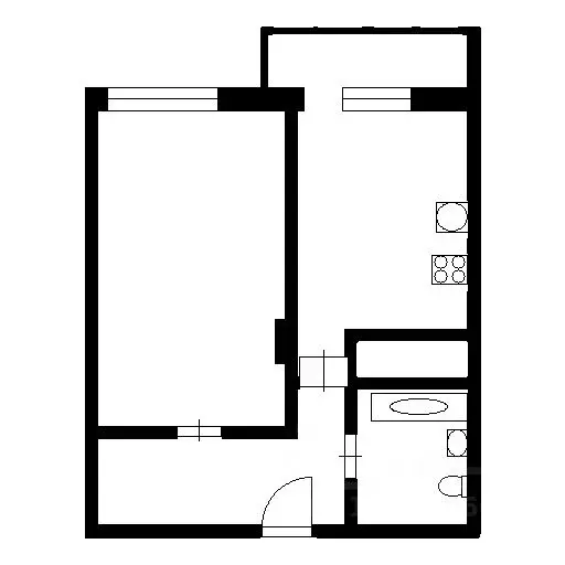 1-к кв. Нижегородская область, Нижний Новгород Краснозвездная ул., 31 ... - Фото 2