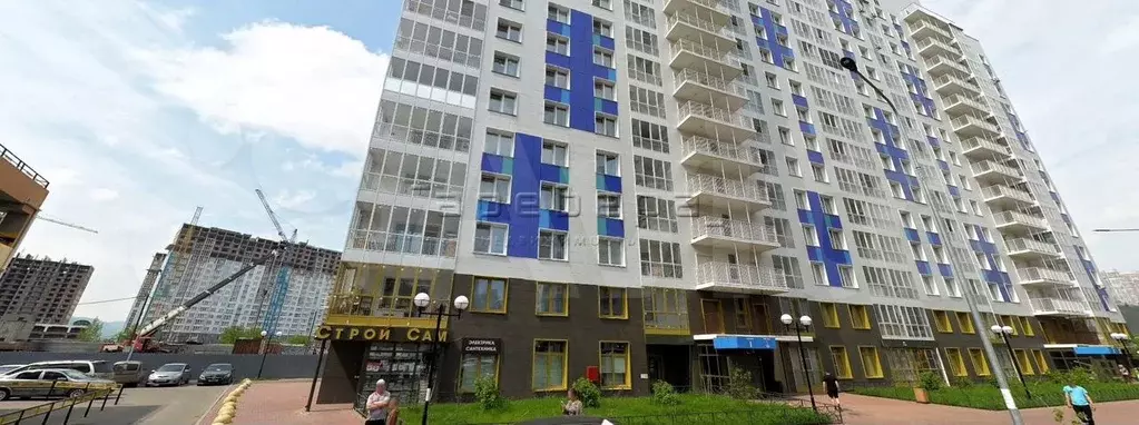 1-к. квартира, 41 м, 6/19 эт. - Фото 1