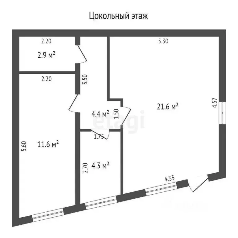 Дом в Крым, Алушта ул. Комсомольская (572 м) - Фото 1