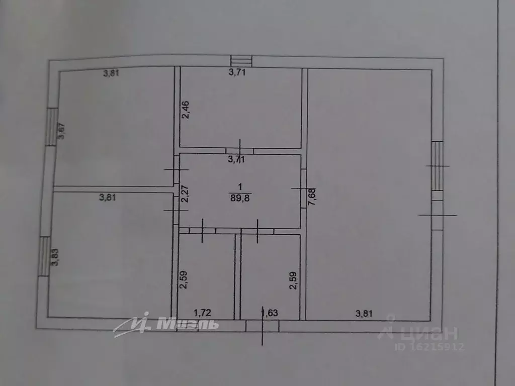 Дом в Севастополь Медик-2 садоводческое товарищество, 118 (90 м) - Фото 1