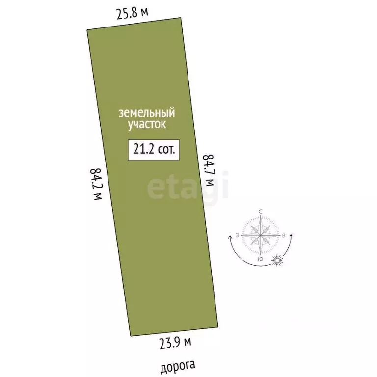 Участок в Тюменская область, Нижнетавдинский муниципальный округ, пос. ... - Фото 2