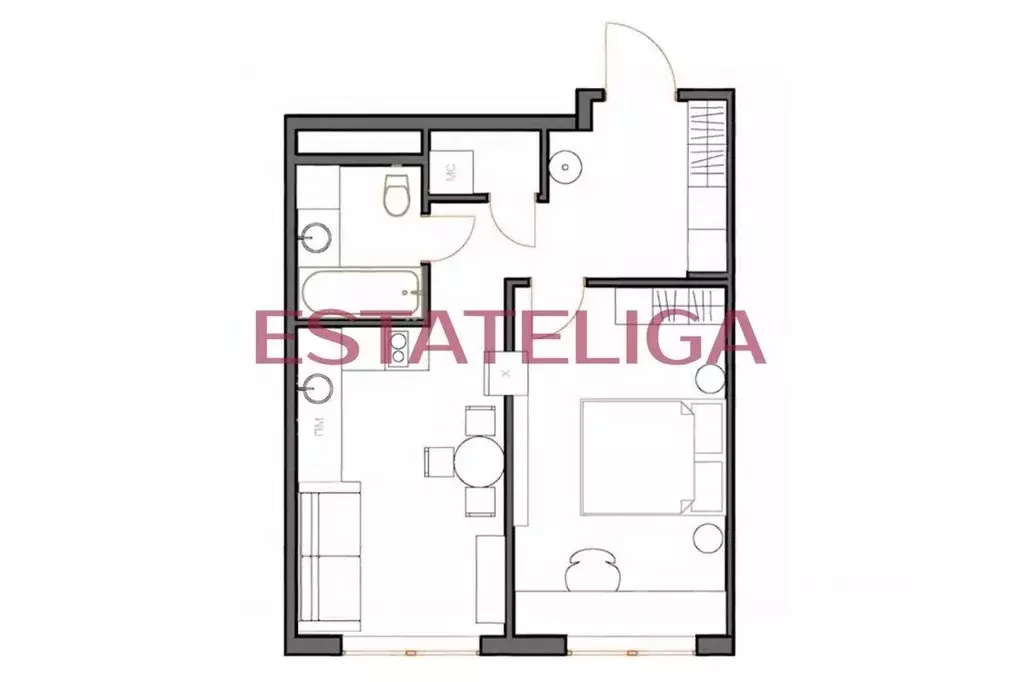 2-к кв. Москва Береговой проезд, 3 (40.0 м) - Фото 2