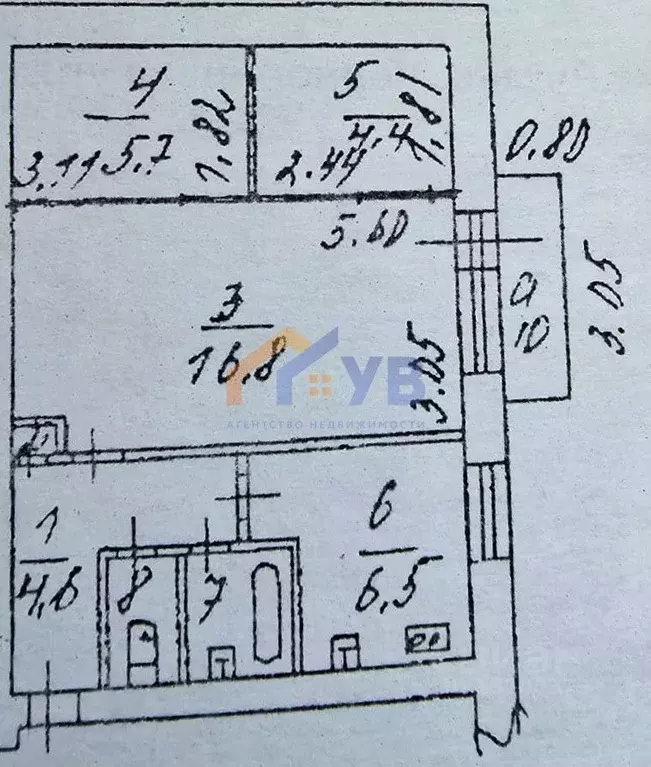 3-к кв. Рязанская область, Рязань Черновицкая ул., 23к1 (42.2 м) - Фото 1