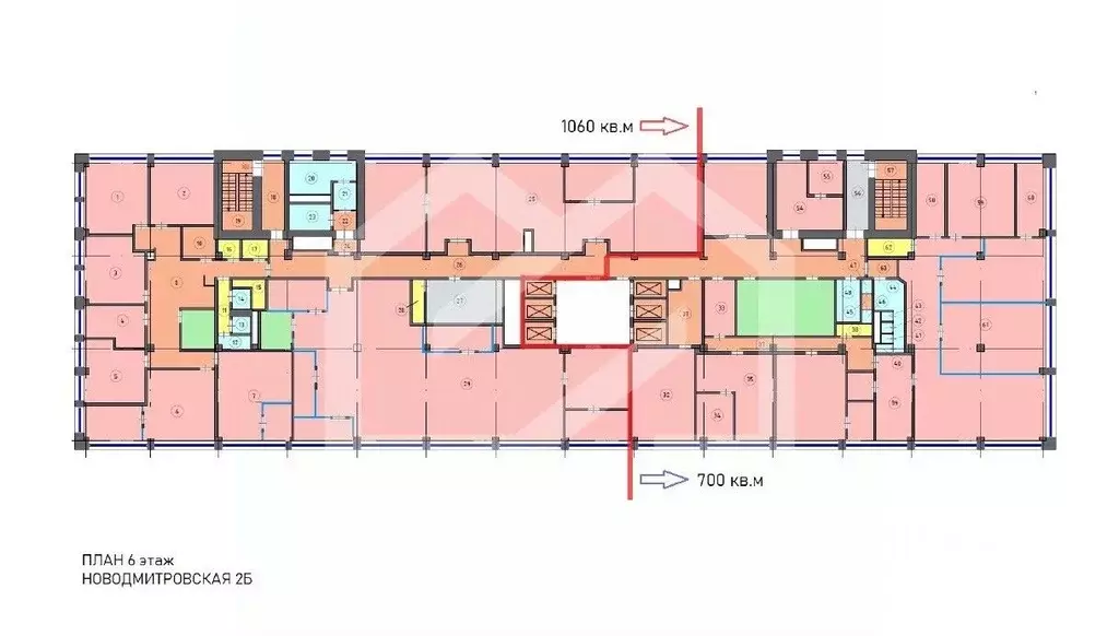 Помещение свободного назначения в Москва Новодмитровская ул., 2Б (708 ... - Фото 2