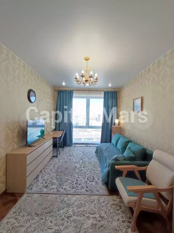 1-к. квартира, 40м, 26/32эт. - Фото 1