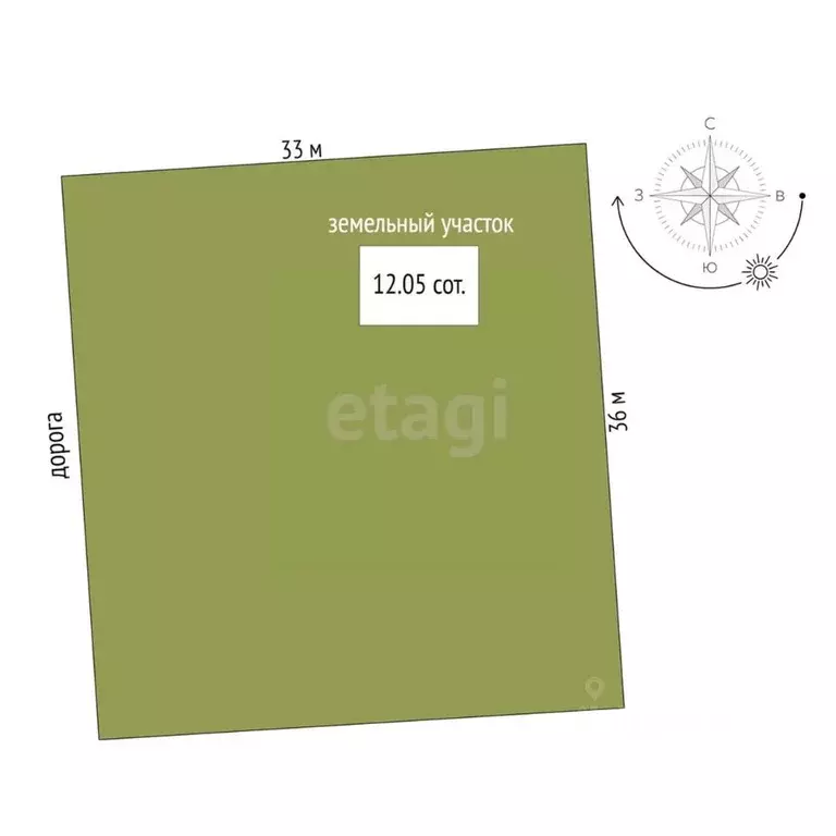 Участок в Тюменская область, Тюменский муниципальный округ, с. ... - Фото 2