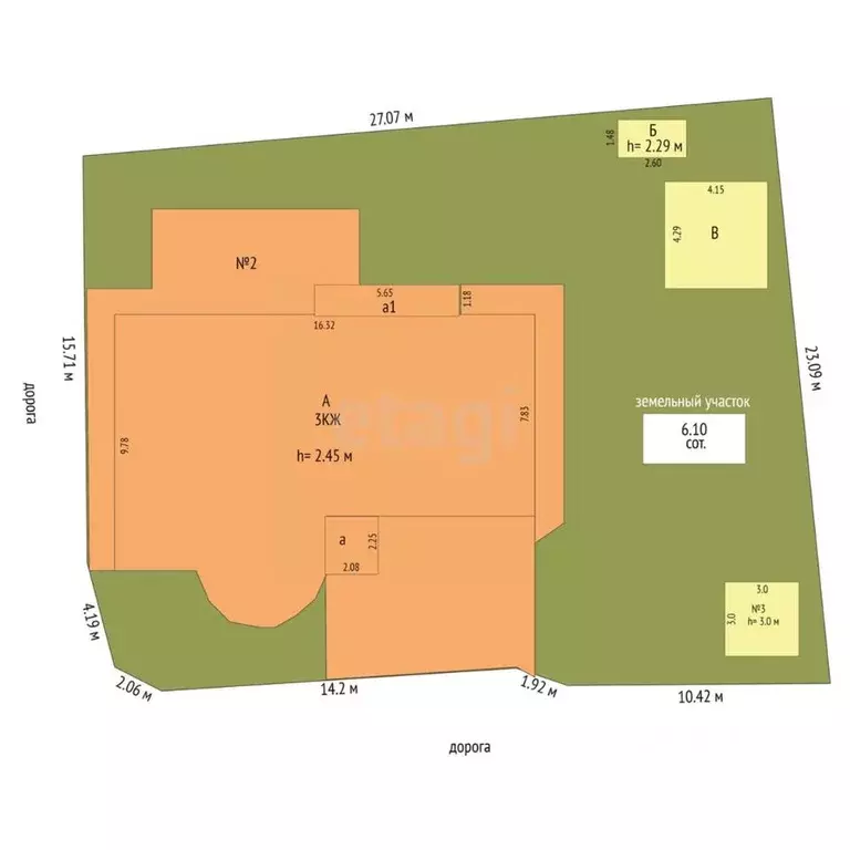 Дом в Ростовская область, Аксай  (460 м) - Фото 2