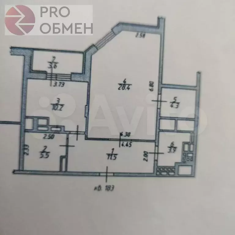 1-к. квартира, 63,8 м, 22/25 эт. - Фото 0