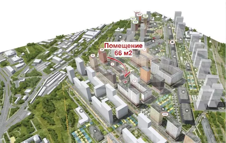 Свободного назначения, 66 м - Фото 1