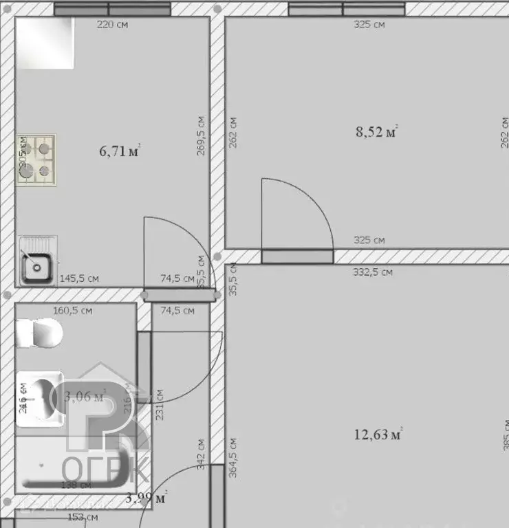 Продаётся 2-к квартира, 34.8 м - Фото 1