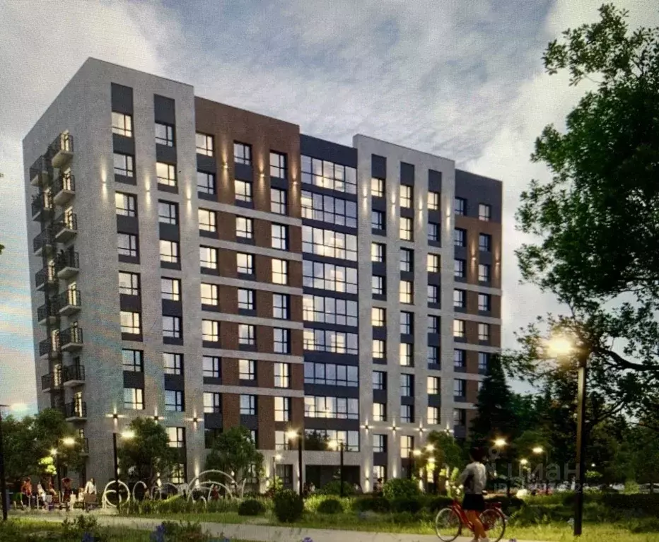 1-к кв. Тульская область, Тула Новомедвенский проезд, 6А (39.68 м) - Фото 1