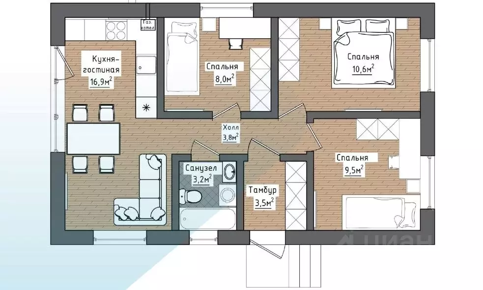 Дом в Ивановская область, Ивановский район, Беляницкое с/пос, д. ... - Фото 2