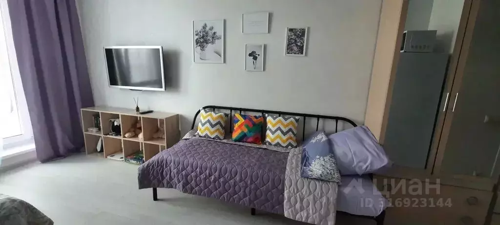 Студия Московская область, Люберцы ул. Юности, 13к1 (25.0 м) - Фото 1