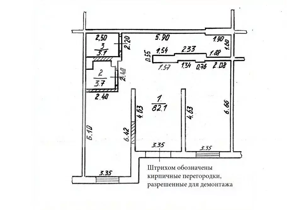 Помещение свободного назначения в Москва Фестивальная ул., 29 (93 м) - Фото 2
