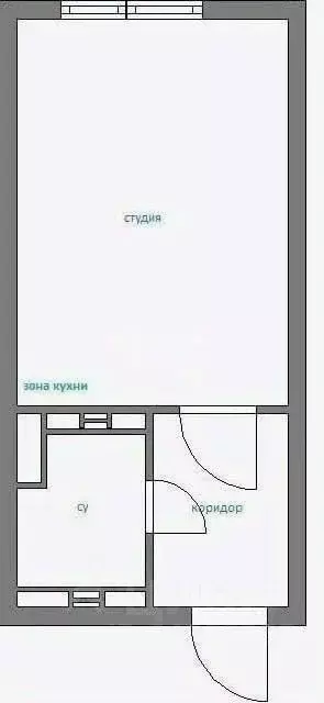 Студия Алтайский край, Барнаул просп. Коммунаров, 120а (32.0 м) - Фото 2