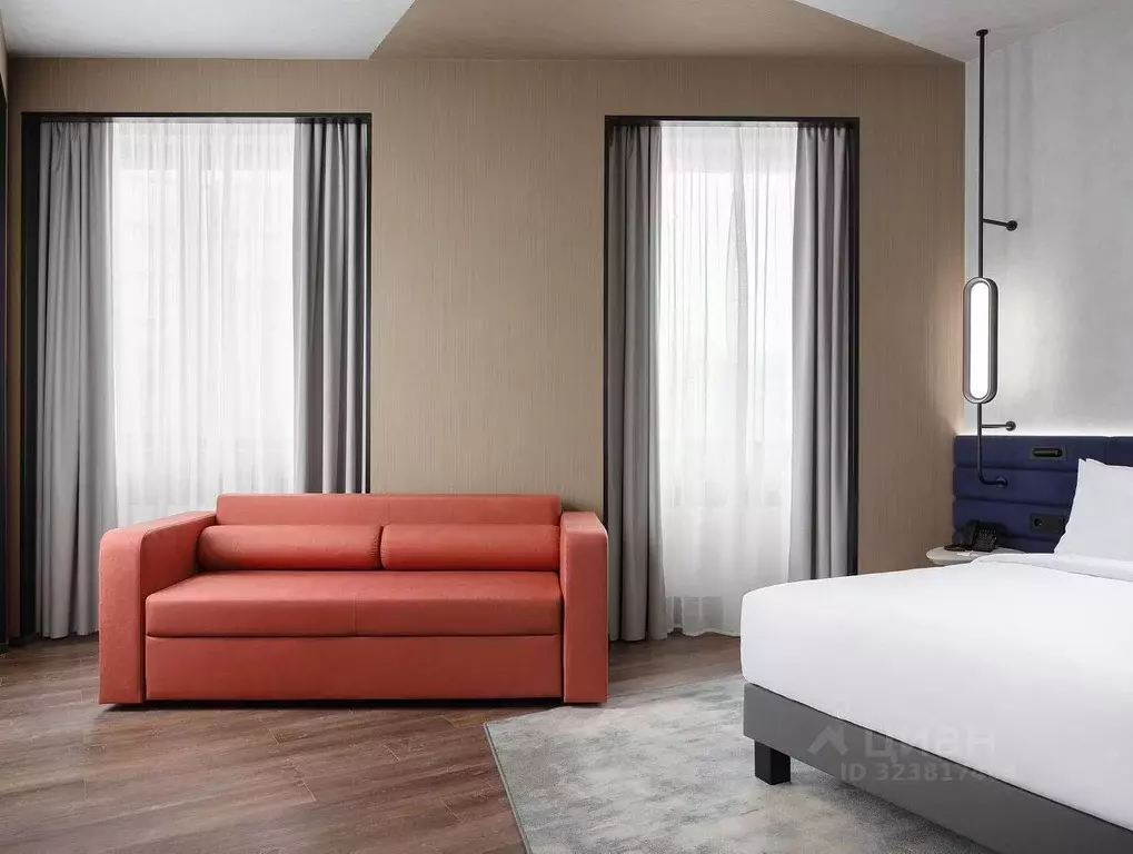 Комната Татарстан, Казань ул. Алексея Козина, 3 (35.0 м) - Фото 1