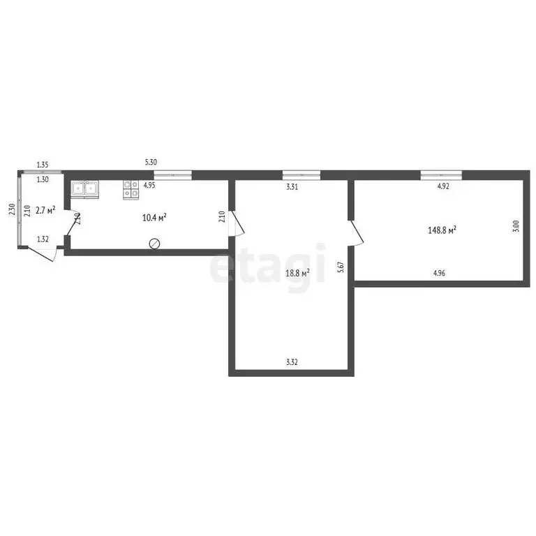 2-комнатная квартира: Тамбов, Саратовская улица, 2 (44 м) - Фото 0