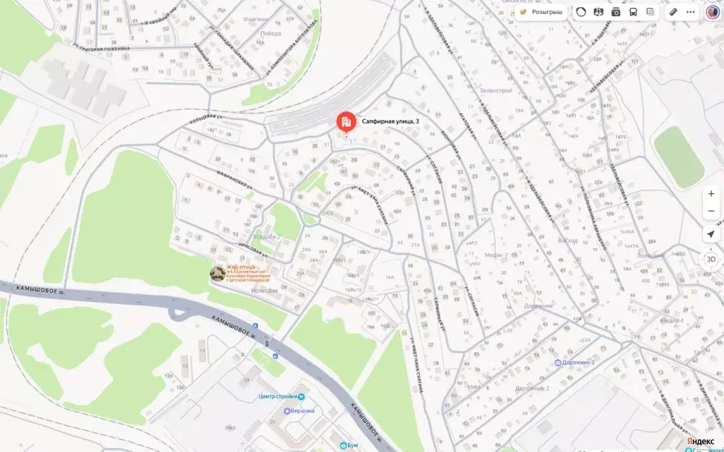 Дом в Севастополь ул. Сапфирная, 3 (500 м) - Фото 1