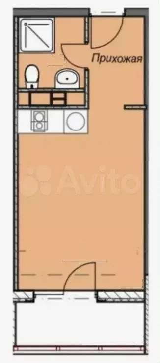 Квартира-студия, 30 м, 15/20 эт. - Фото 0