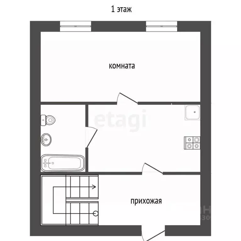 Дом в Мордовия, с. Старая Федоровка ул. Центральная, 10 (54 м) - Фото 2