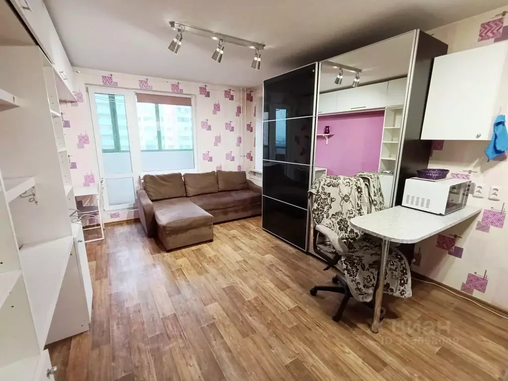 Студия Санкт-Петербург пос. Шушары, Первомайская ул., 5к2 (27.0 м) - Фото 1