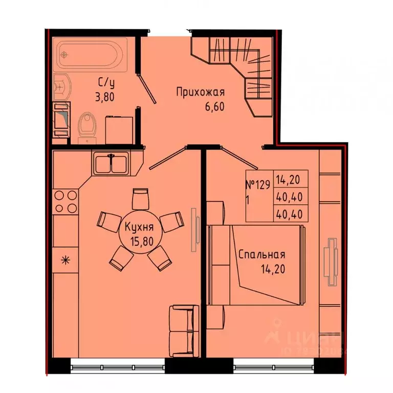 1-к кв. Ленинградская область, Коммунар г. Гатчинский муниципальный ... - Фото 1
