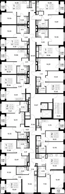 1-к кв. Владимирская область, Владимир Глоракс Октябрьский жилой ... - Фото 2