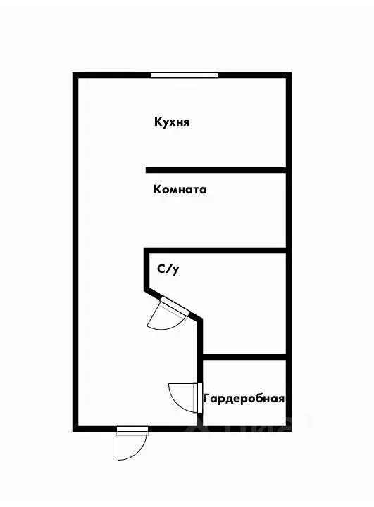 Квартира, студия, 29.8 м - Фото 0