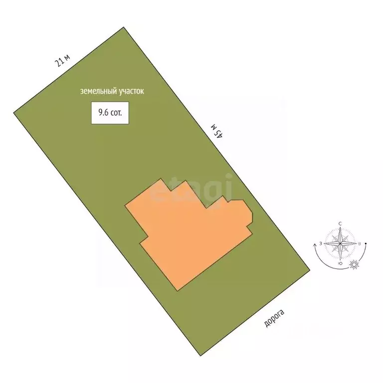 Дом в Тамбовская область, Тамбов Васильковая ул., 3П (388 м) - Фото 1