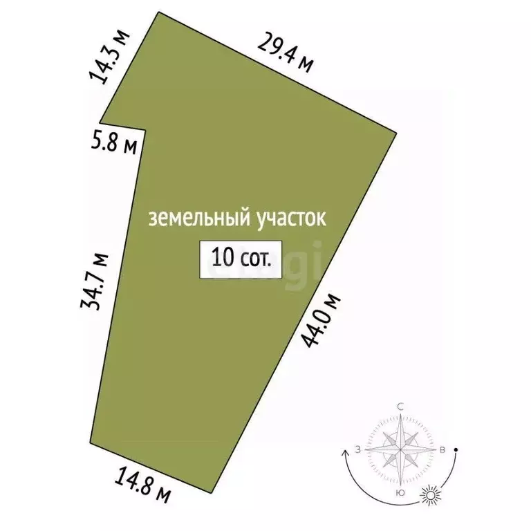 Участок в Крым, Черноморский район, с. Межводное ул. Тарханкутская, 2К ... - Фото 1