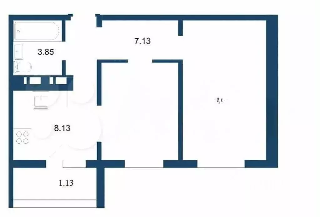 2-к кв. Татарстан, Казань ул. Александра Курынова, 10к3 (47.0 м) - Фото 0