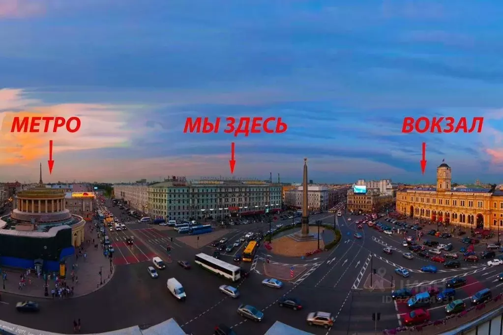 Студия Санкт-Петербург Орловский пер., 5 (38.0 м) - Фото 2