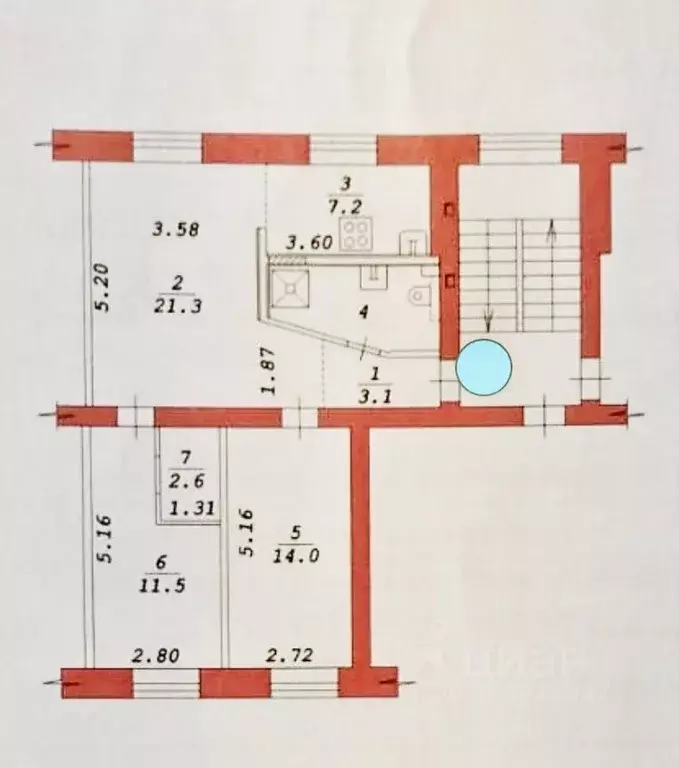 3-к кв. Новосибирская область, Новосибирск Советская ул., 65 (65.0 м) - Фото 0