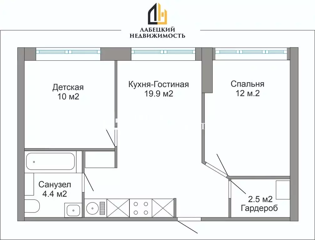 2-комнатная квартира: Москва, Дмитровское шоссе, 107к3 (50.1 м) - Фото 1