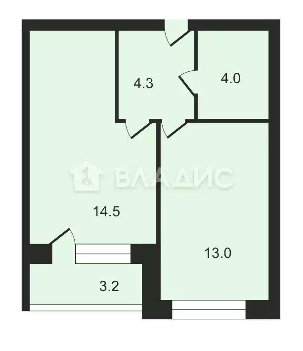 1-комнатная квартира: Суздаль, Советская улица, 61 (37.2 м) - Фото 0