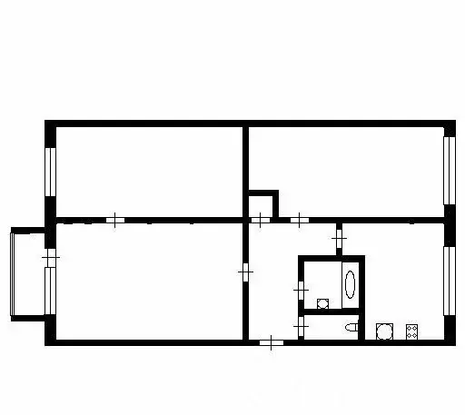 3-комнатная квартира: Усть-Илимск, улица Ленина, 1 (62.4 м) - Фото 1