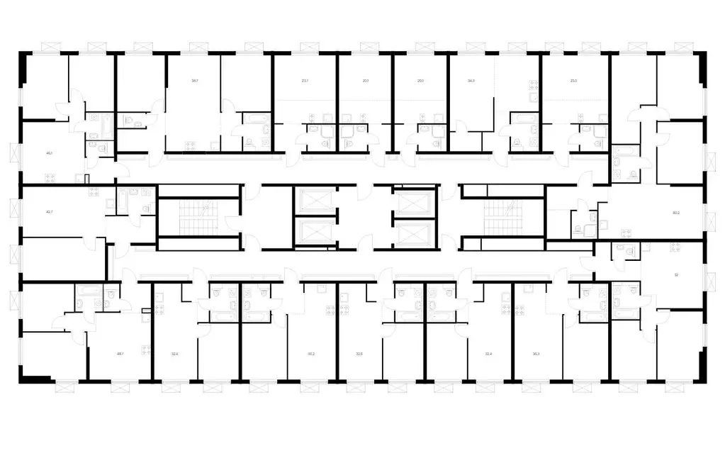 Студия Москва Иловайская ул., 4 (23.7 м) - Фото 2