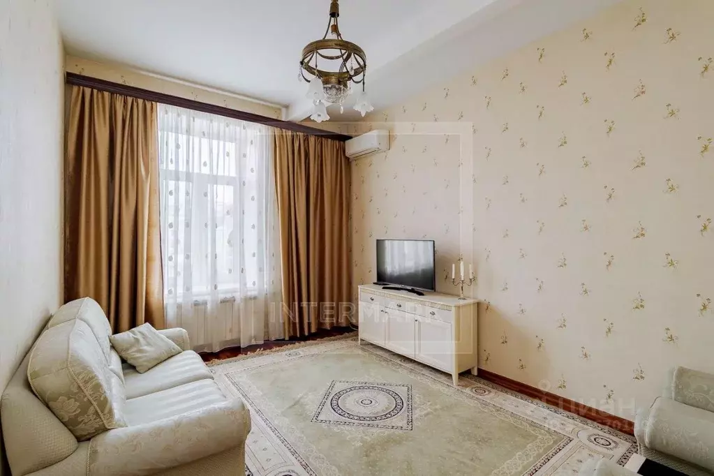 3-к кв. Москва ул. Остоженка, 40/1 (81.0 м) - Фото 0