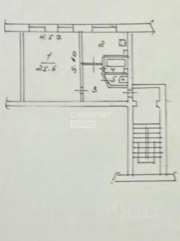 1-к кв. Калужская область, Калуга Светлая ул., 8 (43.5 м) - Фото 2