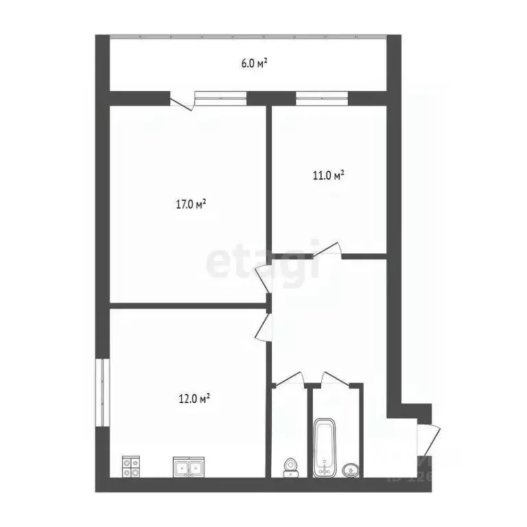 Комната Москва Дубнинская ул., 32К1 (17.0 м) - Фото 1