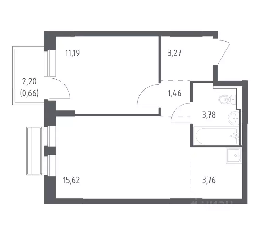 1-к кв. Московская область, Одинцовский городской округ, с. Лайково, ... - Фото 1