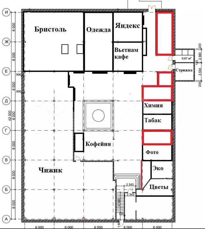 Корнеты свободного назначения ТЦ  На Красном - Фото 0