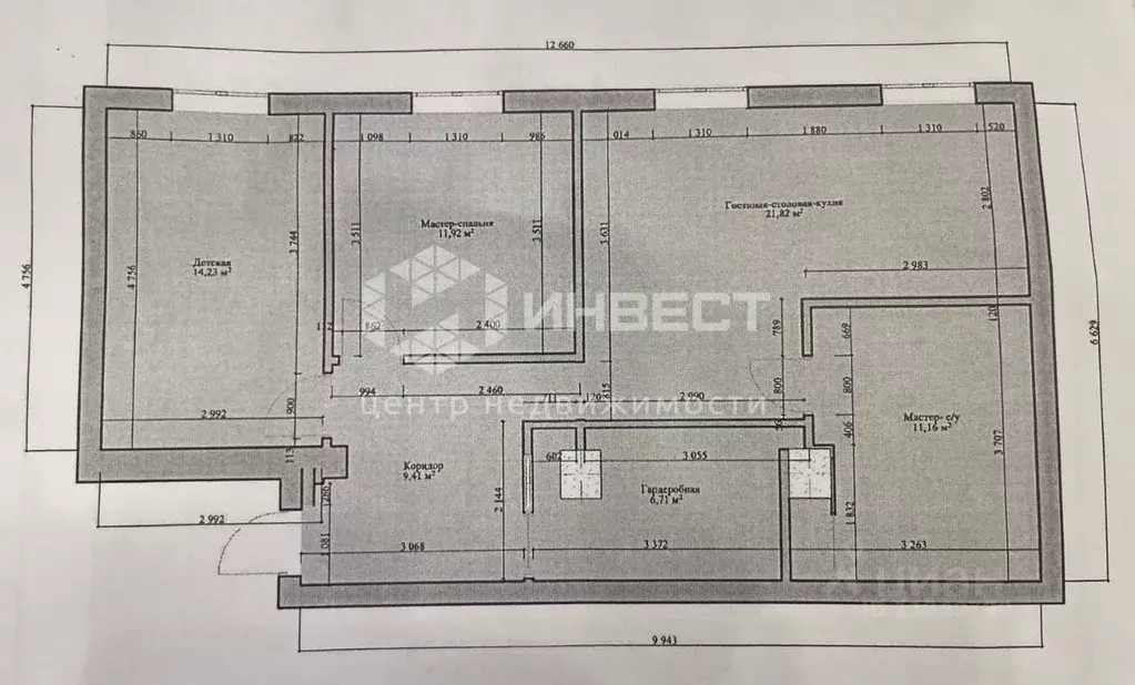 3-к кв. Мурманская область, Мурманск просп. Ленина, 18 (75.1 м) - Фото 1