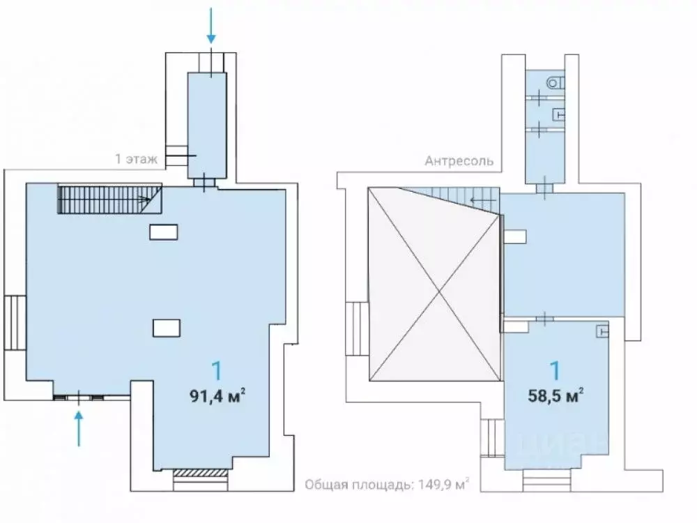 Торговая площадь в Москва Ленинградский просп., 71КГ (150 м) - Фото 1